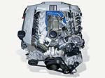 V8-Dieselmotor mit Aluminium Kurbelgehuse (4,4 Liter - 220 kW / 300 PS)