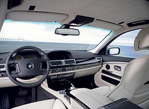 Innenraum des BMW Hydrogen 7 (Modell E68)