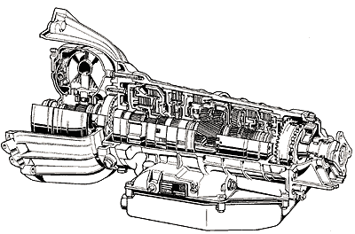 ZF 4 HP 22 Getriebe