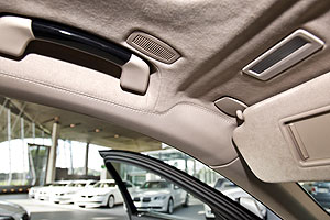 BMW 760Li, Blick in den Innenraum: Alcantara-Dachhimmel 