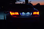 BMW ActiveHybrid 7: das markante Rücklichtdesign lässt den 7er sofort erkennen