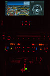 BMW ActiveHybrid 7: Nachtansicht der Mittelkonsole