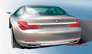 Die neue BMW 7er Reihe (Modell F01), Design Skizze, Karim Habib (Exterieur Design)
