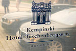Untergebracht wurden die Journalisten im Kempinski Hotel Taschenbergpalais in Dresden