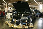 Timos BMW 740i mit Ausstellung gewonnener Pokalen
