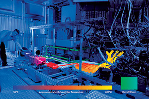 Hitzefrei: W�rme aus dem Abgas tr�gt dazu bei, die Effizienz zu steigern