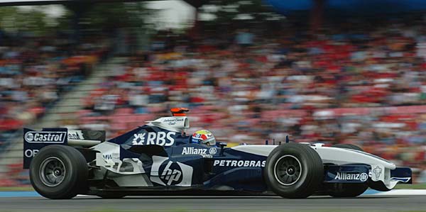 Mark Webber beim F1-Grand Prix am Hockenheimring