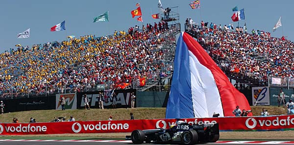 Nick Heidfeld beim F1-Rennen in Magny Cours