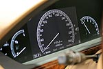 LCD-Tachometer bis 360 km/h im Brabus 6.3 S Business, Essen Motor Show 2006