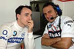 Robert Kubica mit seinem Renn-Ingenieur Giampaulo Dall'Ara