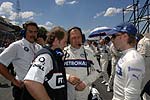 Nick Heidfeld und Robert Kubica beim F1-Rennen in Brasilien