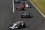 Nick Heidfeld beim F1-Rennen in Japan