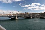 Brücke über die Rhone, Lyon, Frankreich