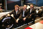 Nick Heidfeld, Jacques Villeneuve und Robert Kubica, BMW Sauber F1 Team Fahrer 2006