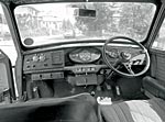 Amaturenbrett des Mini Cooper S, mit dem Hopkirk/Crellin die sterreich-Rallye 1966 gewinnen 