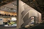 Mercedes Stand im Stil des neuen Mercedes Museums