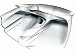 BMW Concept CS - Designskizze Interieur