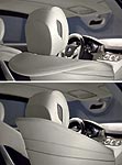 BMW Concept CS - Interieurdesign mit Layer-Designkonzept - Verstellbares Kragenelement