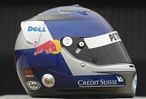 Helm von Sebastian Vettel
