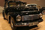 Volvo PV444 1947, 4-Zylinder-Reihen-Motor (75 x 80 mm), 1.414 cccm, 44 PS, 3-Gang, 120 km/h
