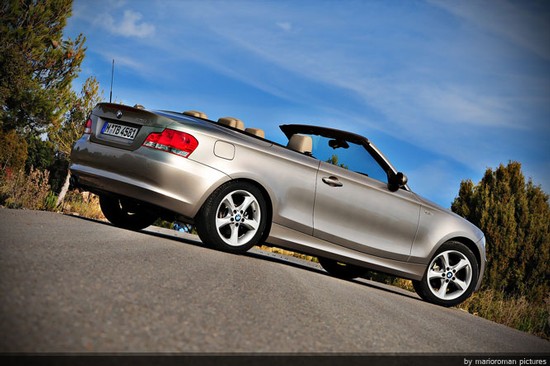 BMW 125i Cabrio on location in Valencia