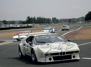 Le Mans Classic 2006: BMW M1 ‚München Auto' bei der Parade der Hersteller und Clubs