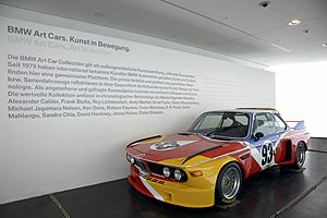 BMW 3,0 CSL Art Car von Alexander Calder im BMW Museum Mnchen