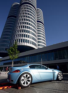 Einbringung des BMW Z9 in das BMW Museum Mnchen