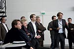 BMW Concept X1 Design meeting - Chris Bangle (Leiter Design BMW Group), Adrian van Hooydonk (Leiter Design BMW Automobile) und Anders Warming (Leiter Exterieurdesign BMW Autom.) 