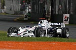 Nick Heidfeld beim F1-Qualifying in Melbourne, Australien