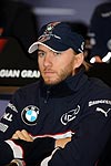 Nick Heidfeld bei der Presse-Konferenz am Donnerstag vor dem Rennen