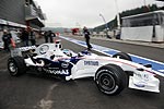 Nick Heidfeld beim F1-Training in Spa/Belgien