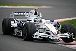 Nick Heidfeld beim freien F1-Training in Spa/Belgien