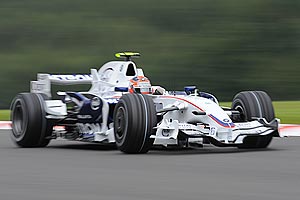 Robert Kubica beim freien F1-Training in Spa/Belgien