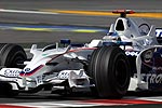 Nick Heidfeld auf der F1-Rennstrecke von Barcelona