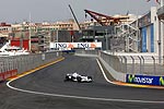 Nick Heidfeld auf dem neuen Stadt-Grand-Prix-Kurs in Valencia