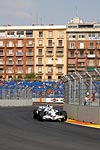 Nick Heidfeld beim freien F1-Training in Valencia