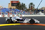 Robert Kubica auf dem neuen Stadt-Grand-Prix Kurs von Valencia