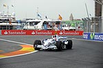 Robert Kubica beim freien F1-Training in Valencia