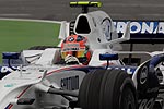 Robert Kubica beim F1-Training in Magny Cours