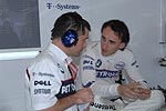 Robert Kubica mit seinem Renn-Ingenieur 