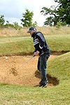 Nick Heidfeld spielt auf im Whittlebury Park Golf Club
