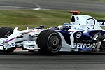 Nick Heidfeld beim freien F1-Training in Silverstone