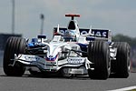 Nick Heidfeld beim freien F1-Training in Silverstone