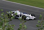 Nick Heidfeld beim F1-Training in Budapest, Ungarn