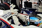 Nick Heidfeld beim F1-Training in Budapest, Ungarn