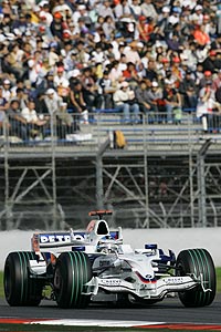 Nick Heidfeld beim F1-Qualifying in Fuji, Japan