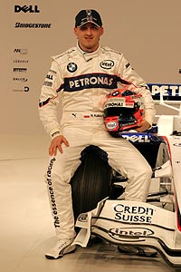 Robert Kubica, hier bei der Prsentation des neuen BMW Sauber F1.08 am 14.01.08
