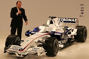 Willy Rampf bei der Pr�sentation des neuen BMW F1.08 am 14.01.2008 in der BMW Welt M�nchen