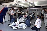Robert Kubica in der BMW Sauber F1 Box, Sepang, Malaysia